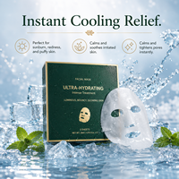 Ensemble de masques hydratants pour le visage et le corps à la vitamine C pour femmes pour les mains sensibles, le nez OEM vente en gros Masque en feuille de cristal hydrogel collagène