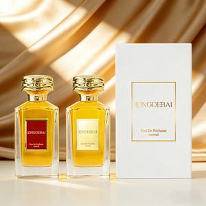 Frasco de Perfume de Vidrio de Lujo, Elegante y con Fragancia, Cuadrado Irregular, Vacío, con Pulverizador de Bomba, 30ml, 50ml, 100ml, con Caja de Regalo - Product Image 5
