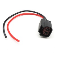 2 PINES Kabel Harness Konektor Otomotif Bobina untuk Ford Explorer F150 Expedition Triton Focus Mazda 3 Mazda 6 15CM 16AWG