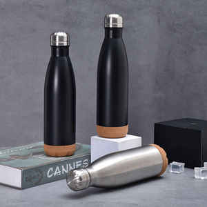 304 Stainless Steel Double-Layer <b>Vacuum</b> Insulated Cork Bottom Cola Bottle Handle 6-12 Hours Thermal Insulation <b>Portable</b> Outdoor - Product Image 4