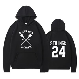 Sudadera deportiva para hombre Sudadera con capucha Bolsillo suelto Cremallera Ropa de hockey sobre hielo Sudadera con capucha de hockey - Product Image 3
