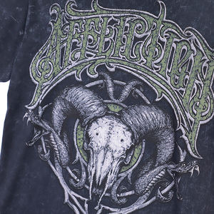 Camiseta de calle de peso pesado con logotipo e imagen Camiseta de gran tamaño personalizada para hombres Impresión de camisetas Impresión - Product Image 3