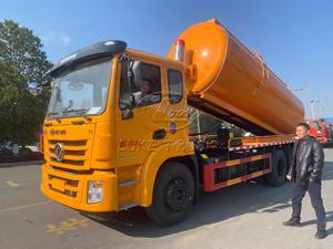 Heavy Duty Vacuum Tank Truck, Choose Import Vacuum Pump or Aux Engine Driven Water Ring Pump, Powerful Suction Low Price Export - Product Image 4