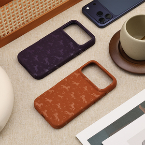 ZENOS Fashion Customized PU Leather Horse Pattern Handmade High-end Mobile Phone <b>Case</b> for for Series-New - Product Image 2