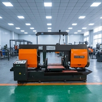 Scie à ruban semi-automatique à structure stable GB4235/GB4240/GB4250/GB4260 GZ4260 pour la découpe de métaux – Vente directe usine