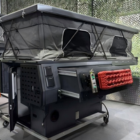 Fabricant de camping-cars légers à coque rigide pour pick-up, avec toit relevable, pour le camping tout-terrain, les aventures en overlanding et les voyages en camping-car