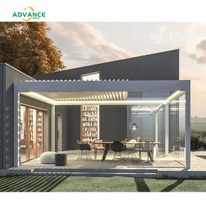Advance DIY Installation Pergola en aluminium pour l'extérieur avec rideaux latéraux et système LED en option - Product Image 4