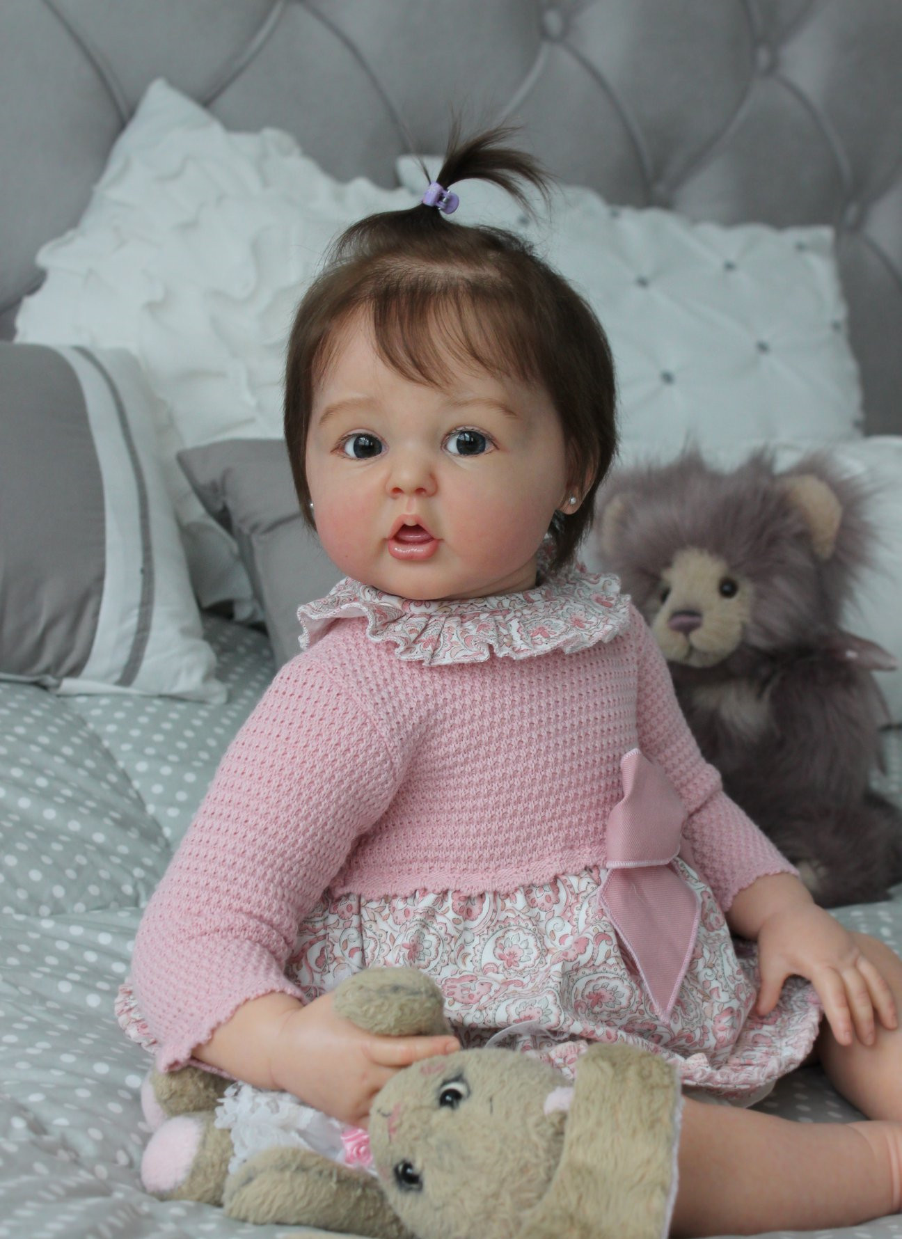 55CM pink dress
