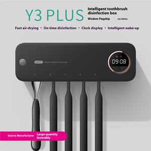 Carepik Bycare Brosse à dents intelligente rechargeable 2 en 1, stérilisateur UV, séchage à l'air, support de rasoir, brosse à dents, écologique - Product Image 5