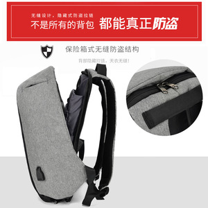 Laptop <b>Backpack</b> 15.6 Inch <b>Waterproof</b> Anti-theft With Usb Charging For Business Travel - Product Image 5