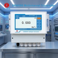 Transmisor de Monitoreo de Calidad del Agua Multiparámetro IP65 4G IoT con Pantalla Táctil de 7 Pulgadas, RS485 Modbus y 8 Sensores Digitales en Línea