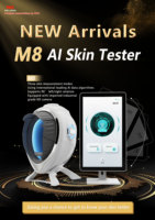 Machine d'analyse cutanée faciale 3D intelligente professionnelle par IA, analyse de la pigmentation/du rajeunissement/du traitement de l'acné/de l'hydratation, compatible US/Japon/Afrique du Sud