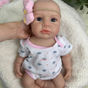 Poupée <span class=keywords><strong>Reborn</strong></span> Fille de 18 pouces au toucher doux et anatomiquement correcte, avec détails faciaux réalistes, peau 3D peinte à la main, compagnon câlin, cadeau pour enfants - Product Image 3