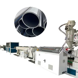 Plastik 40-160mm HDPE polietilen boru ekstruder vida ekstrüzyon yapma makinesi