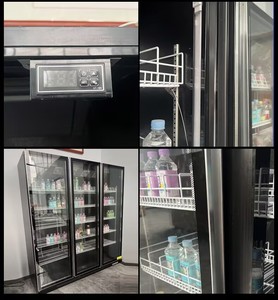 Refrigerador Vertical Comercial de Lujo con Puerta de Vidrio para Exhibición de Vino y Bebidas, de Una, Dos o Tres Puertas, para Bares y Supermercados - Product Image 2