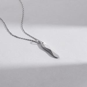 Three Lives Of Luck Couple Necklace Ginkgo Leaf Pendant Silver <b>Chain</b> For Women And Men Gift Jewelry Fashion Accessory - Product Image 4