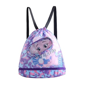 Bolsa de Natación con Diseño de Dibujos Animados para Niños, <span class=keywords><strong>Mochila</strong></span> Impermeable con Compartimento Seco y Húmedo, Bolsa de Playa para Niños y Niñas - Product Image 6