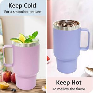 Mini Vaso de Chupito con Pajita y Tapa, Vaso Bonito de Acero Inoxidable con Asa, Vasos Térmicos de Doble Pared con Aislamiento al Vacío - Product Image 3