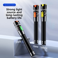 Stylo Laser Rouge Fibre Optique SC 15/30mW Localisateur Visuel de Défauts pour Test Fibre FTTH