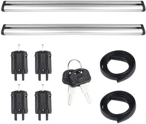 Barres transversales de toit en aluminium pas chères, verrouillables, pour le transport de bagages sur le toit du véhicule - Product Image 2