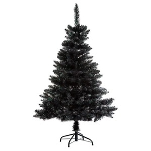 SAPIN DE NOËL NOIR FLEURITANT H. 180CM - Product Image 1