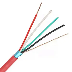 2 Core 2.5 Mm Twisted Pair Fire Resistant Fire Alarm Cable 1.5mm Copper Cca 8 1.5mm 2 Core Fire 6 Core Alarm Cable