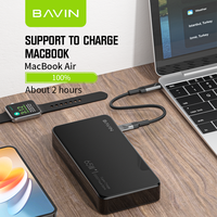 BAVIN Portable Power Bank Pc036 Galvanoplastie avec 2 USB Mobile Charger Online Shopping 20000mah PowerBank