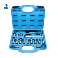 HTL Kit de 17 Piezas para Sellado de Inyectores Diésel, Herramientas Especiales para Cortar Asientos de Inyectores