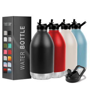 Bouteille d'eau de sport personnalisée avec motif de <span class=keywords><strong>motivation</strong></span> de belle qualité avec affichage de la température - Product Image 1