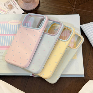 เคสโทรศัพท์ลายจุดสีตัดกันสไตล์ Ins สำหรับ iPhone 17 16 Pro 15 14 13  แบบนิ่มกันกระแทก - Product Image 2