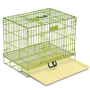 Cages pour chiens en métal multicolore Cages pour lapins Produits pour animaux de compagnie Cages pour chats Cages de voyage portables pour chiens - Product Image 1