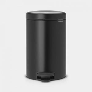 Pattumiera Newicon 12 L Nero Opaco con Pedale - Product Image 1