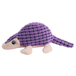 Nuovo arrivo 9-colore pangolino cigoloso giocattolo da masticare per cani morbido peluche Pet Pet con rumore <span class=keywords><strong>Maker</strong></span> - Product Image 6