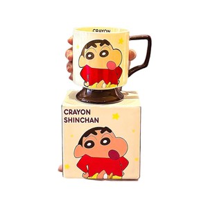 Crayon Shinchan Ceramic Mug Stemmed Cup With Handle Cartoon Design For Coffee Tea Gift Box Spring 2025 - Product Image 4