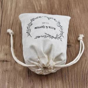 100% Cotton Reusable Produce Muslin <b>Bags</b> Multipurpose Double Drawstring Storage Pouch for Everyday Use - Product Image 2