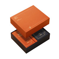 Boîte d'emballage cosmétique haut de gamme sur mesure, style livre, tiroir, boîte cadeau en carton rigide pour soins de la peau avec doublure en éponge