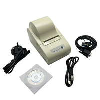 Impresora de Recibos Térmica Caysn LP201 de 58 mm, Compatible con LP-50, Máquina de Impresión de Etiquetas Pequeñas con USB+RS232