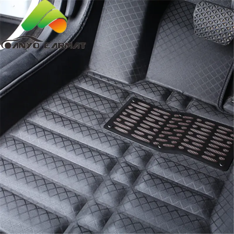 Car accessories Auto foot carpets PVC hot press 5D EVA car floor mats for VOLKSWAGEN PASSAT Golf Jetta