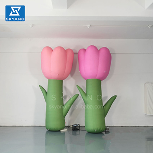Modèle de fleurs de tulipes gonflables géantes pour la publicité de l'<span class=keywords><strong>EXPO</strong></span> du jardinage - Product Image 6