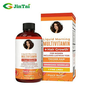 Multivitamínico Líquido Vegano Sin Azúcar para el Crecimiento del Cabello, para Mujeres Mayores de 18 Años, Sin Lácteos, Dosis Oral, No Apto para Mujeres Embarazadas - Product Image 1