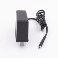 Chargeur mural USB rapide noir 23W 33W 45W 60W 65W, adaptateur SMPS 5V 9V 12V 15V 20V 1.5A 1.6A 2A, alimentation AC/DC avec prises UK US EU AU