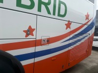 Autobús Híbrido de Lujo Bonluck JXK6130 de 53 Asientos y Tres Ejes, Modelo de Exportación, Nuevo, Dos Unidades en Stock, Ahora en Oferta con Descuento