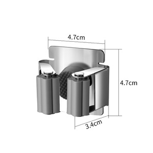 Soporte <span class=keywords><strong>de</strong></span> <span class=keywords><strong>Pared</strong></span> para Escoba y Trapeador <span class=keywords><strong>de</strong></span> Acero Inoxidable para el Hogar, <span class=keywords><strong>Organizador</strong></span> <span class=keywords><strong>de</strong></span> <span class=keywords><strong>Herramientas</strong></span> - Product Image 5