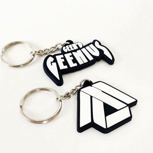 High Quality Custom Design <b>Personalized</b> 3D Soft PVC <b>Keychain</b> with Logo and Rubber Key Chain - Product Image 3