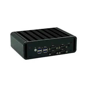 I più venduti fanless design oem pc J6412 4 * COM mini pc con tre display 2 * LAN micro computer per PC industriale da ufficio