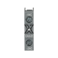 Contacteur CA3-01, bloc de contact auxiliaire 1NC, relais électromagnétique miniature étanche 20A, alliage d'argent, 240V AC/DC, borne à vis