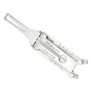 ชุดเครื่องมือช่างกุญแจ Lishi Tool 2 in 1 Lishi TOY48 2in1 เครื่องถอดรหัสและกุญแจสำหรับ Lexus และ TOYOTA - Product Image 2