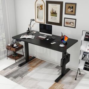 <span class=keywords><strong>Escritorio</strong></span> Ergonómico Moderno de Metal con Altura Ajustable para Trabajar de Pie o Sentado, con Motor Único para Uso con Computadora - Product Image 2