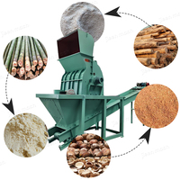 Broyeur à marteaux à haute efficacité Broyeur à bois de branche de bûche 0.5-5 t/h Machine à sciure de bois