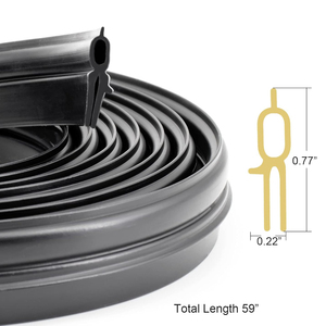 Joint d'étanchéité en vinyle pour aérateur de toit de camping-car, compatible avec les aérateurs de toit Hengs et <span class=keywords><strong>Camco</strong></span> - Product Image 1